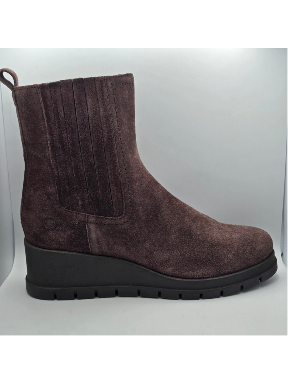 Women's Lucky Brand Sondruh Brown Suede Ankle Booties Size 9.5